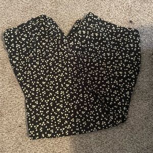 Floral maternity float pants